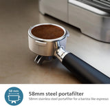 PHILIPS Barista Brew Semi Automatic Espresso Machine - Single & Double Espresso + Americano Button, 250g Bean Container + Grinder, Intuitive Guidance, Calibrated Tamping, Metal Silver (PSA3218/01) Philips Kitchen Appliances