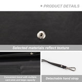 Sublimation Heat Transfer Wallet Blank, Fashion Clutch Wallets, Large Capacity Secure Buckle Leather Clutch Wallet, Wristlet Bag, DIY Craft Long Purse for Man Woman Father's Day Gift Chihutown