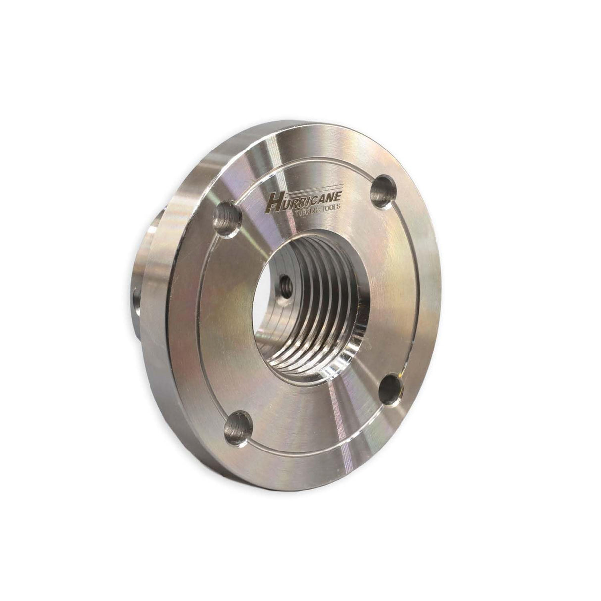 Hurricane Turning Tools, 3" Steel Faceplate For Wood Lathe, 1 1/4" x 8 TPI Hurricane Turning Tools
