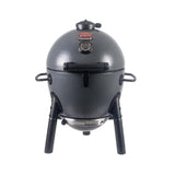 Char-Griller® AKORN® Jr. Portable Kamado Charcoal Grill and Smoker with Cast Iron Grates and Locking Lid with 155 Cooking Square Inches in Ash, Model E86714 Char-Griller