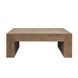 FGXJY Natural Wood Coffee Tables for Living Room, Rectangle Cocktail Table Wooden Room Table, Rustic Coffee Table for Office and Apartment FGXJY