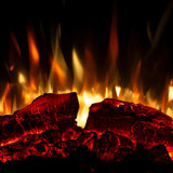 Modern Ember Smart Digital 3-Sided Electric Fireplace Stove Heater | LED Multiple Flame Colors, Works with Wi-Fi App, Alexa and Google | Remote Included | Optional Crackling Sound | Black Modern Ember