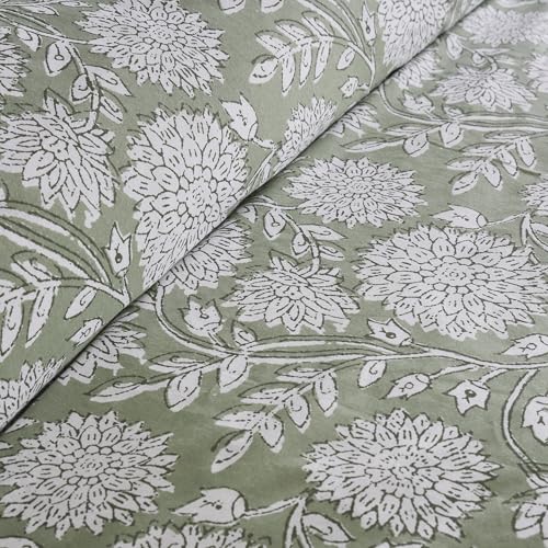 Levtex Home Adare Sage Reversible Full/Queen Comforter Set (90x94in) with 2 Pillow Shams (26x20in) - Floral Bedding - Sage and White - 100% Cotton Full/Queen Size Comforter Set - Soft, Pre-Washed Levtex Home