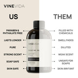 VINEVIDA [4oz] Mahogany Teakwood Fragrance Oil for Candle Making - Candle Fragrance Oil, Made in USA - Scents for Soap Making - Natural Candle Fragrance Oil - Soap Scents VINEVIDA