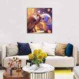 Elephants 5D DIY Diamond Art Kits for Adults,Diamond Art with Full Tools Accessories13.8x13.8 inch,Painting with Round Diamonds for Home Wall Decor Gift(35x35cm) HSENJT