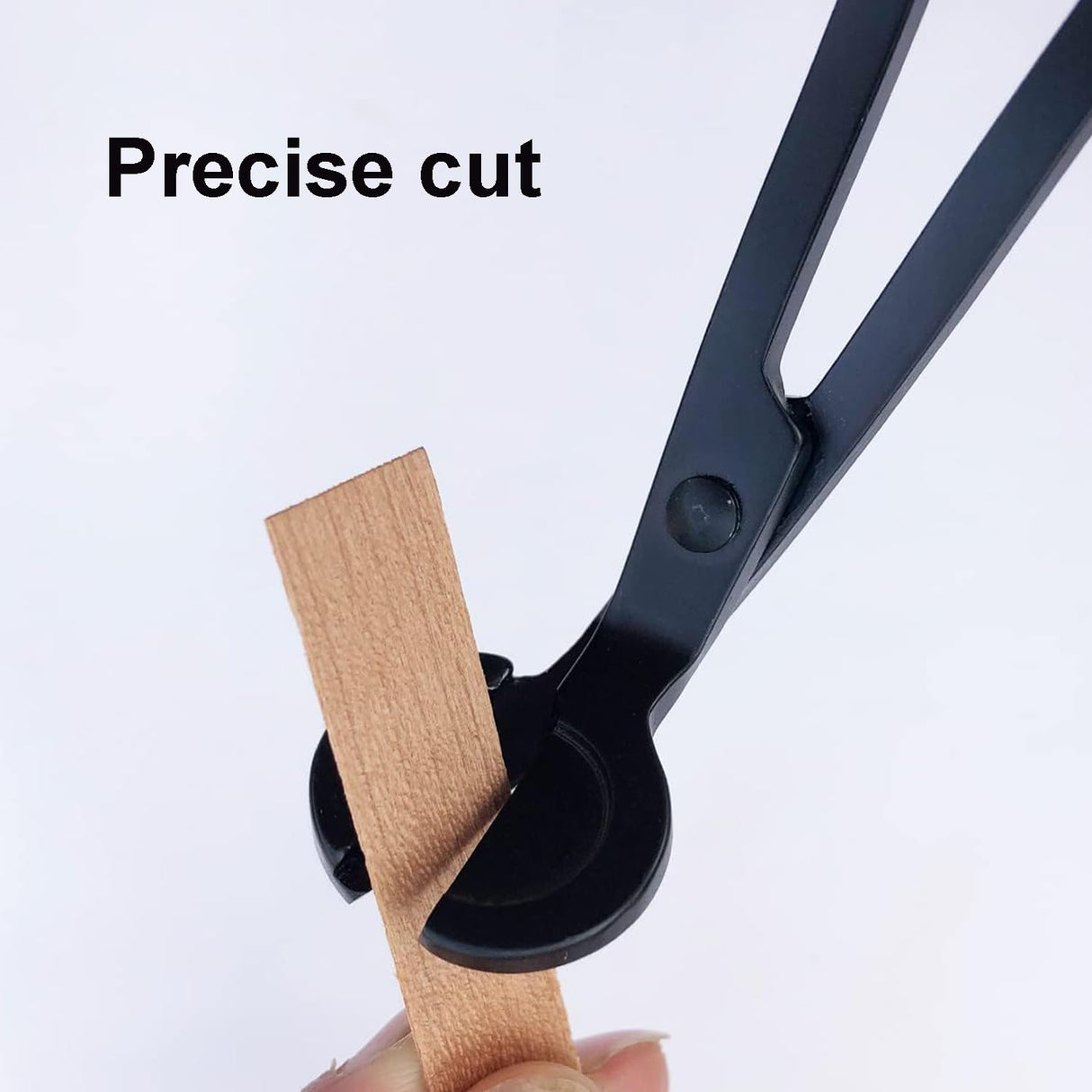 Wooden Candle Wicks with Wick Trimmer Cutter Crackling Candle Wicks kit 5.1 X 0.5 Inch Natural Candle Wood Wicks with Stand Candle Cores for DIY Candle Making Craft Phinicco