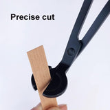 Wooden Candle Wicks with Wick Trimmer Cutter Crackling Candle Wicks kit 5.1 X 0.5 Inch Natural Candle Wood Wicks with Stand Candle Cores for DIY Candle Making Craft Phinicco