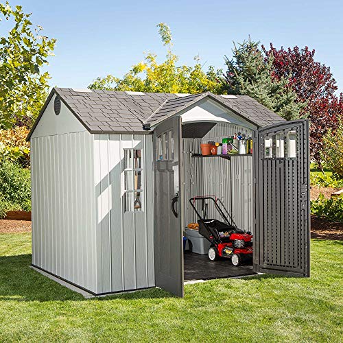 Lifetime 60243 10 x 8 Ft. Outdoor Storage Shed - WoodArtSupply