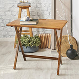 American Trails Presto Products Company Arizona Folding Table with Solid Red Oak,Warm Brown American Trails