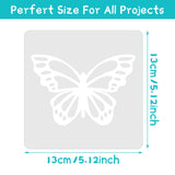 Junkin 20 Pcs Stencil for Painting Stencil Reusable DIY Drawing Template Motivational Art for Crafts Home Decor on Wood, Canvas, Paper, Fabric, Walls, Furniture(Peace and Love) Junkin