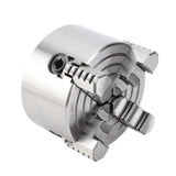 Lathe Chuck, K72-80 4 Jaw 3.15 Inch 4000r per min Independent and Reversible Jaw Metal Lathe Chuck Turning Machine Accessories with 1 Hex wrench and 3 Screws Zetiling