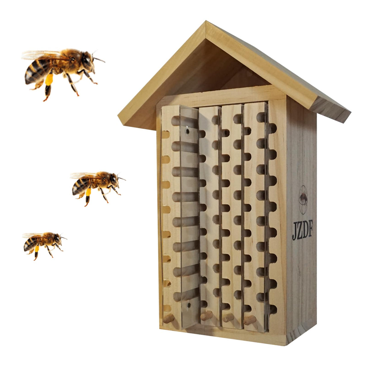 Mason Bee House,JZDF Bug Hotel,Bug Hotel,Carpenter Bee House for The Garden,Leaf Cutter Bees House JZDF
