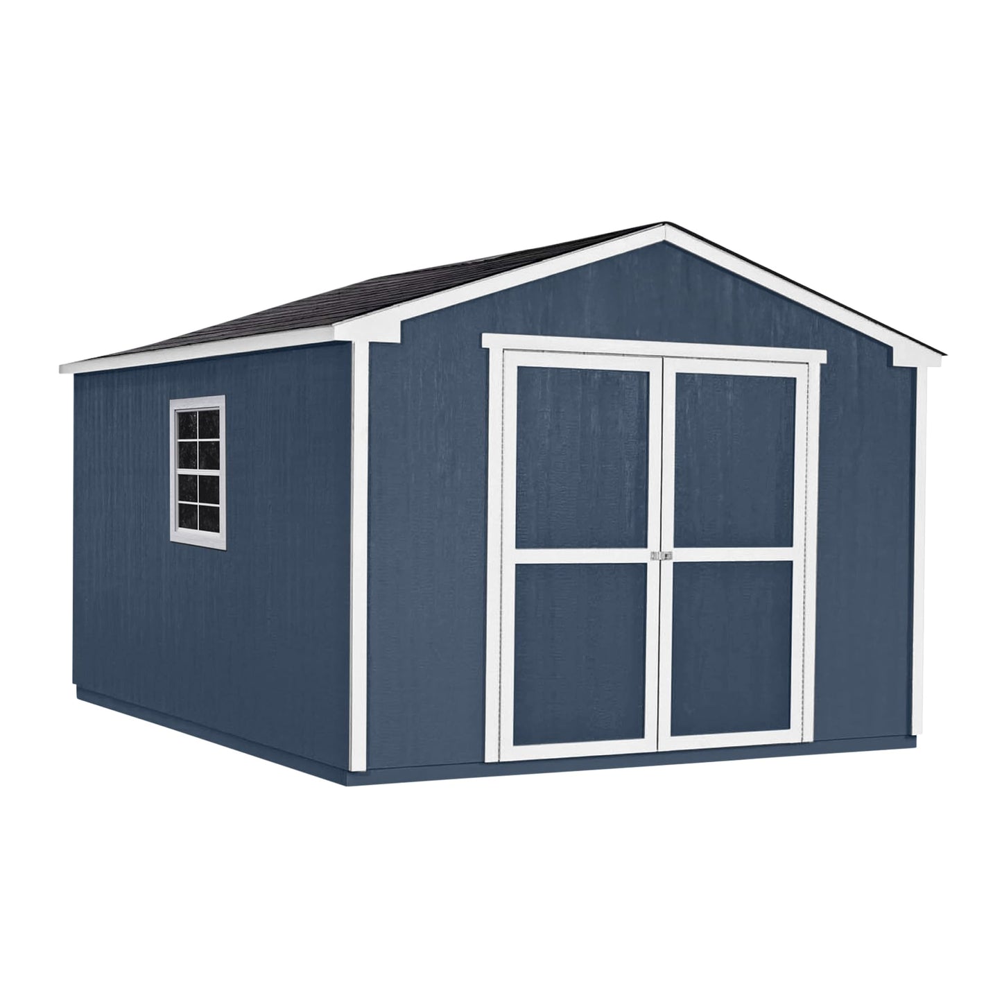 Handy Home Products Charleston Value Gable 10x16 Do-It-Yourself Wooden Storage Shed - WoodArtSupply