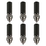 HysiPrui 3D Printer K1 Max Upgrade Extruder Hotend Nozzle Kit - Included 2pcs 0.4mm + 2pcs 0.6mm + 2pcs 0.8mm Hardened Steel Nozzles, High Temperature and Wear Resistant for K1/K1 Max/Ender 3 V3 KE HysiPrui