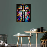 TUMOVO DIY Paint by Numbers for Adults Beginner Jesus Cross Paint by Number Kits on Canvas Christian Acrylic Oil Hand Painting with Brushes Art Crafts for Home 16"x20"(Frameless) TUMOVO