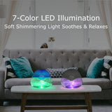 Sirena Twister Air Purifier (Black) - Water Filter Air Washer For Home and Office - Essential Oil Aroma Diffuser With LED Night light - Small Air Cleaner For Smoke and Pets Sirena