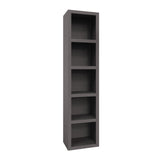 Oakland Living Dark Grey 85-in Tall Wooden Bookcase Shelf Oakland Living