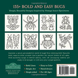 Curious Insects Coloring Book: A Weird & Wonderful World of Bugs with 50 Bold & Easy Illustrations (Beautiful Bold & Easy Coloring Books) WoodArtSupply