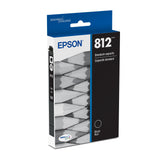 EPSON 812 DURABrite Ultra Ink Standard Capacity Black Cartridge (T812120-S) Works with WorkForce Pro WF-7310, WF-7820, WF-7840, WorkForce EC-C7000 Epson