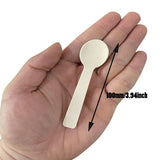 200pcs 4 inch Mini Wooden Spoons, Biodegradable Compostable Birchwood, Food Grade Disposable Spoons Disposable Wooden Cutlery for Parties, Weddings, Camping. AQSXO