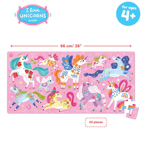 I Love Unicorns Puzzle 4+ Floor Puzzle Banana Panda