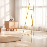 Gold Easel Stand for Sign - Heavy Duty Metal Freestanding Adjustable Display Stand (3-Tier), Large Professional Easel for Paintings, Artwork & Commercial Displays, Durable Exhibition Easel Semoprus