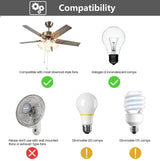 53T Universal Ceiling Fan and Light Wall Remote Control Kit, Small Size Receiver 3 Speed Light Dimmer 4-Dip Wall Switch Control Compatible with Hampton Bay Harbor Breeze Hunter 53T