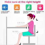 FDW Kids Desk Children Writing Student Desk Drafting Table Height Adjustable Study Table and Chair with Drawers Storage，Pink FDW