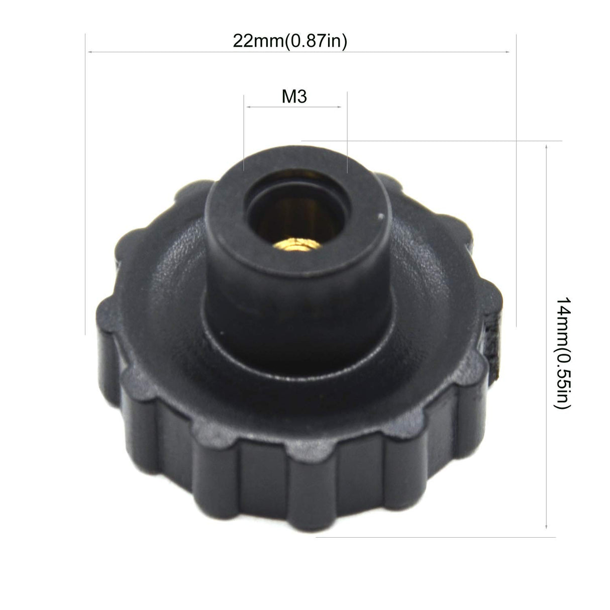 Befenybay 4PCS Upgraded Hand Twist Leveling Nut Diameter 22mm, 4PCS Hot Bed Spring, 4PCS M3X35mm Screws for 3D Printer ANYCUBIC Mega Hot Bed/Platform Befenybay