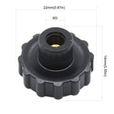 Befenybay 4PCS Upgraded Hand Twist Leveling Nut Diameter 22mm, 4PCS Hot Bed Spring, 4PCS M3X35mm Screws for 3D Printer ANYCUBIC Mega Hot Bed/Platform Befenybay