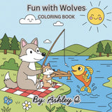 Fun with Wolves: Coloring book Majosta