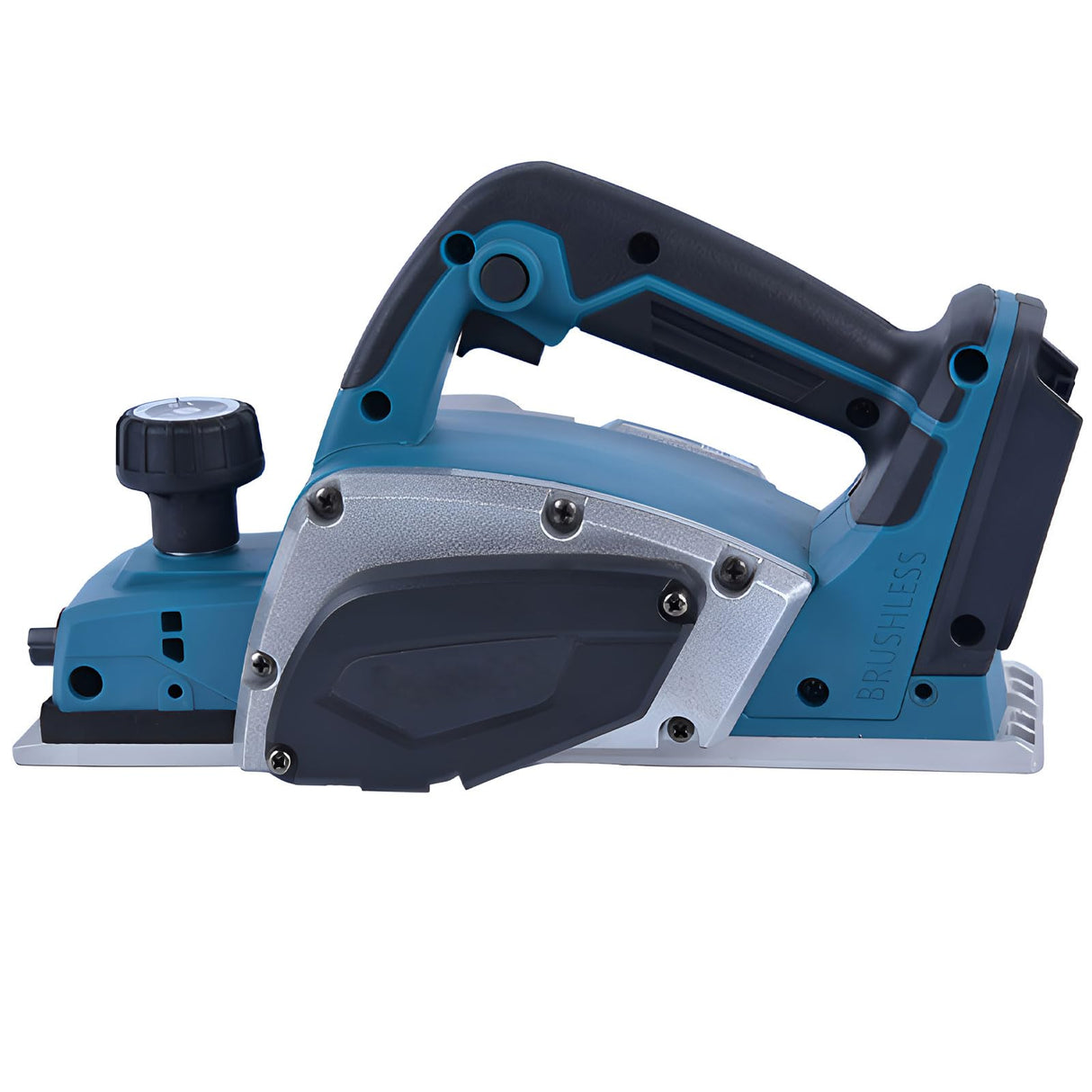 ConBlom Cordless Hand Planer 3-1/4", Handheld Wood Planer Compatible with Makita 18V Battery, 15000RPM, Electric Planer for Woodworking (Tool Only) (Blue) ConBlom