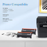 Valuetoner TN760 Toner for Brother Printer Compatible for Brother Toner TN-730/TN-760 use with Brother HL-L2350DW HL-L2395DW HL-L2390DW HL-L2370DW MFC-L2690DW L2750DW L2710DW L2550DW Printer (2 Black) Valuetoner