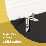 DIYART Black Kids Bookshelf, Kids Bookcase with 7 Cubbies and 2 Cabinets, Freestanding Book Storage Shelves for Bedroom, Playroom, Hallway DIYART