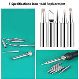 Soldering Iron Kit, Digital Multimeter Kit, Multi Tester, Voltage Tester, Measures AC/DC Voltage, Current, Resistance/Continuity/Diode/Triode. Electric Soldering Iron, Adjustable Temperature HiLeDiQJ