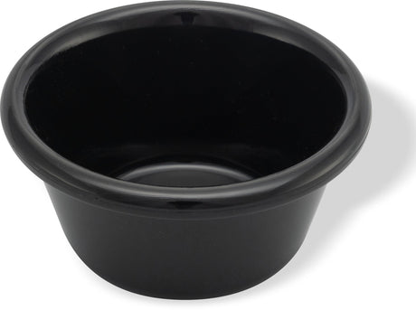 Carlisle FoodService Products 4312303 SAN Smooth Fluted Ramekin, 3 oz Capacity, 1.43" Height, Black (Case of 48) Carlisle FoodService Products