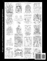 Classic Television Adult Coloring Book: 20 detailed illustrations of classic tv shows for nostalgia, stress relief, relaxation, tranquility, and more WoodArtSupply