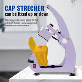 UOKRR Hat Press Machine - Hat Heat Press Machine for Caps with Precise Temp Timer & 2 Interchangeable Platens for HTV & Sublimation Projects UOKRR