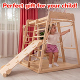 WoodandHearts Indoor Playground, Indoor Jungle Gym for Kids Ages 1-4, Toddler Jungle Gym Indoor, Indoor Gym for Kids Climbing Gym, Wooden Jungle Gym Indoor, Wood Climbing Gym for Toddlers, Made in EU Wood And Hearts
