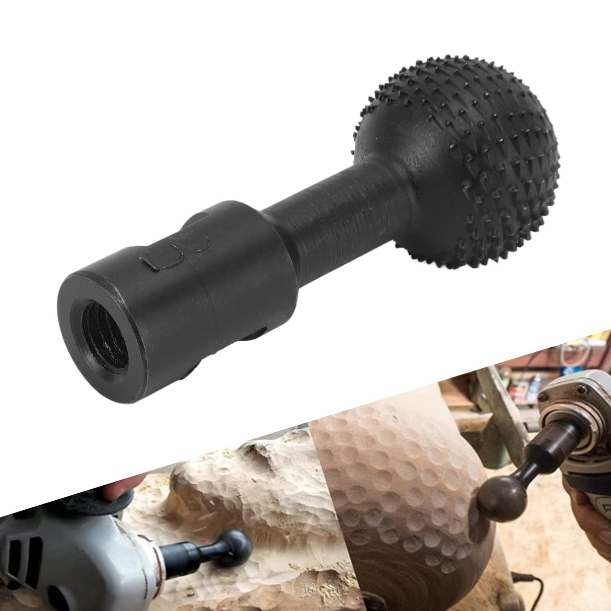 Ball Gouge, Sphere Wood Gouge Widely Used High Efficiency Durable Carbon Steel for Carving CUTULAMO