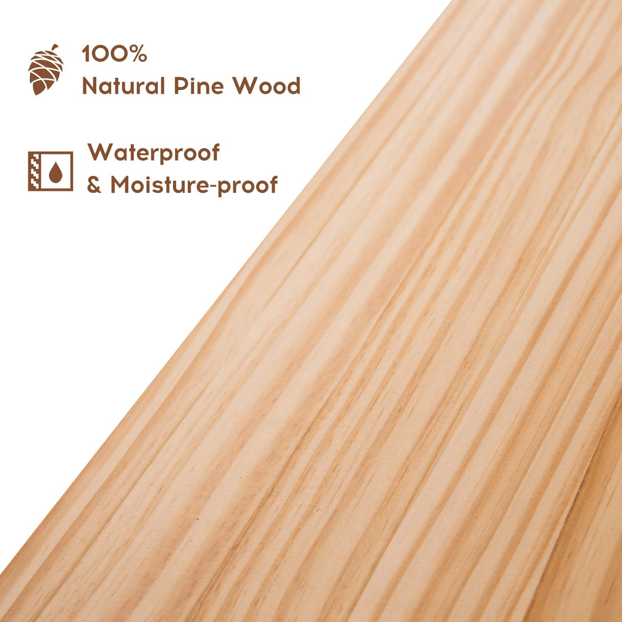 Bloddream Bathroom Organizer, 3-Tier Over The Toilet Storage Space Saver Ladder Shelf Leaning Solid Wood Storage Rack, Over-The-Toilet Storage Shelves for Bathroom, Natural Pine Wood, Adult, 67.7" Bloddream