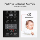 Comfee EM720CPL-PMB Countertop Microwave Oven with Sound On/Off, ECO Mode and Easy One-Touch Buttons, 0.7 Cu Ft, Black COMFEE'