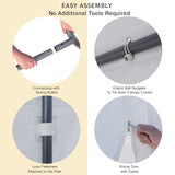 Gardesol Carport, 10' x 20' Heavy Duty Carport with Roll-up Ventilated Windows, Portable Garage with Removable Sidewalls & Doors for Car, Truck, Boat, Car Canopy with All-Season Tarp, White Gardesol