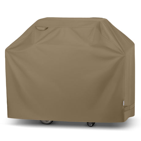 Unicook Grill Cover 60 Inch, Heavy Duty Waterproof BBQ Grill Cover for Outdoor Grill, Fade Resistant Gas BBQ Cover with Sealed Seam, Compatible with Weber Charbroil and More Grills, Neutral Taupe Unicook