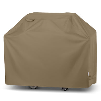 Unicook Grill Cover 60 Inch, Heavy Duty Waterproof BBQ Grill Cover for Outdoor Grill, Fade Resistant Gas BBQ Cover with Sealed Seam, Compatible with Weber Charbroil and More Grills, Neutral Taupe