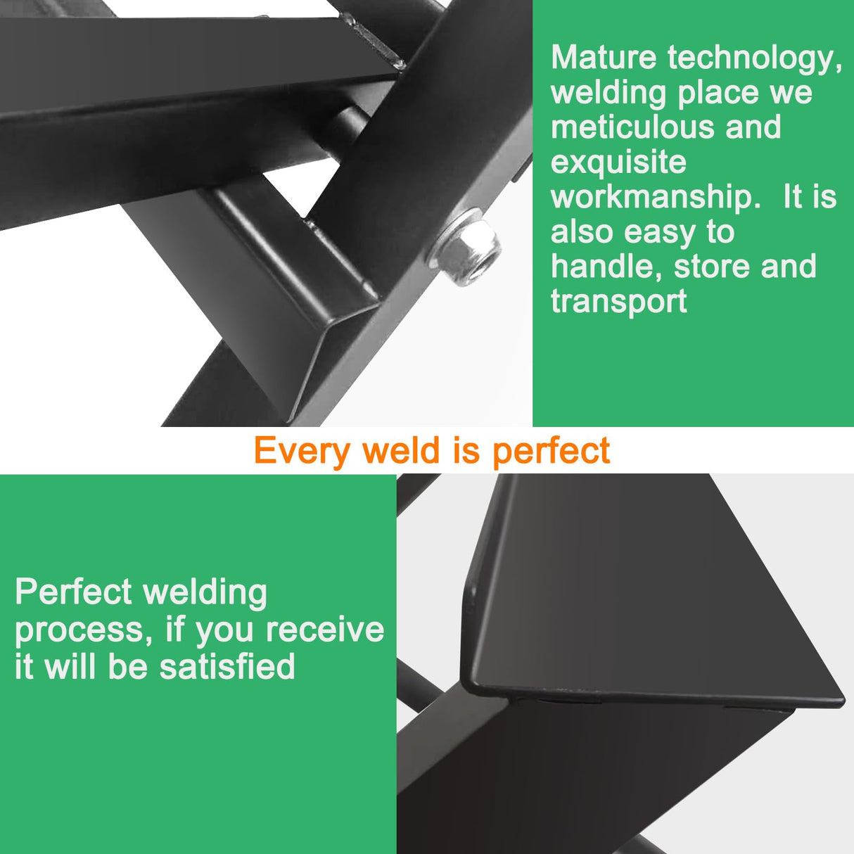 Gabasinover, Table Saw Stand Fits for DW7480 compact job site table saw, Dcs7485 60V table saw and DW745 compact table saw (DW7451 Black 10-inch) Gabasinover