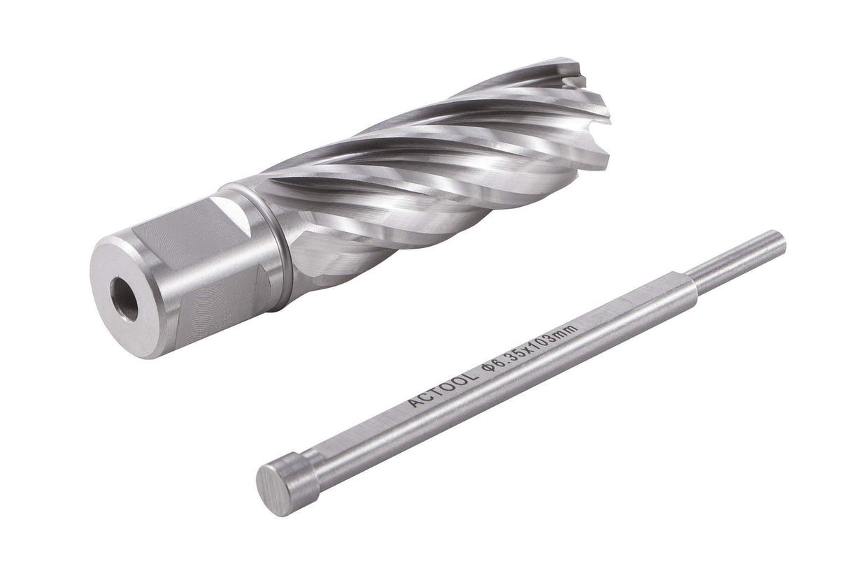 ACTOOL 13/16" Diameter × 2" Depth of Cut HSS ANNULAR Cutter with 3/4'' Weldon Shank ACTOOL