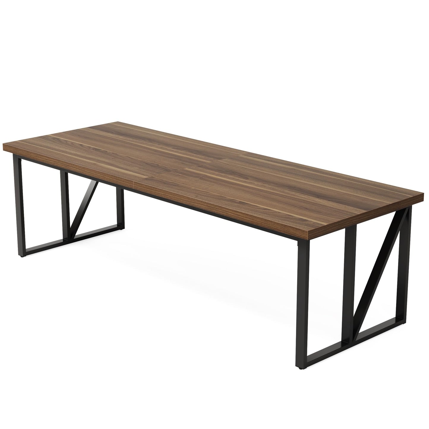 Tribesigns Dining Room Kitchen Table: 78.7 Inches Rectangular Long Dining Table for 8-10 People, Wood Large Kitchen Table with Heavy-Duty Frame, Farmhouse Dinner Table for Family - WoodArtSupply