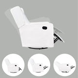 Naomi Home Bond with Your Baby Relax in Style with Odelia 360 Swivel Glider Rocker Recliner Nursery Breastfeeding Maternity Chair Plush Cushioning Soothing Rocking Motion Microfiber - Bright White Naomi Home