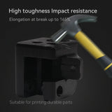 PA12 Filament 1.75mm, Nylon 12 Filament 3D Printer Filament 1KG 2.2LBS, White Filament, High Temperature Resistance High Toughness Low Water Absorption Spriour